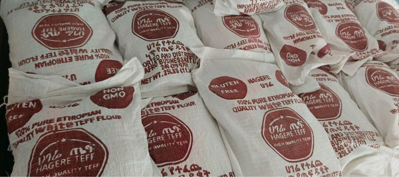 Bulk Teff Flour sacks